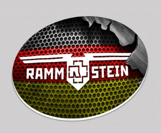 Podtácek kulatý-Rammstein