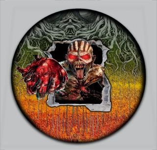 Podtácek kulatý-Iron Maiden 4