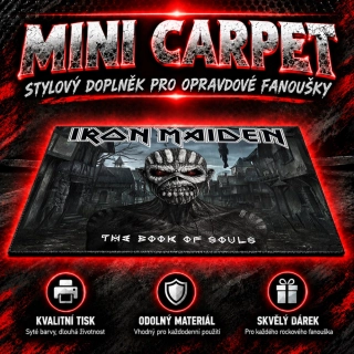 Mini Carpet-Iron Maiden The Book