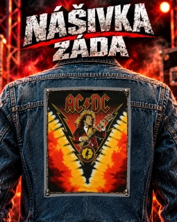 Nášivka Záda-ACDC retro