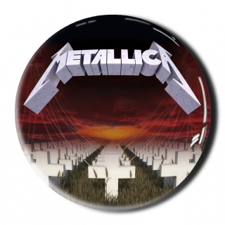 3D Samolepka 3 cm-Metallica