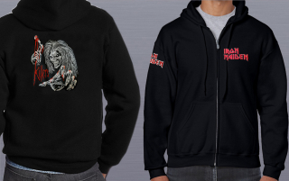 Mikina embroidered-Iron Maiden 01
