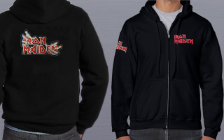 Mikina embroidered-Iron Maiden 02