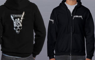 Mikina embroidered-Metallica