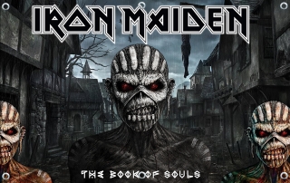 Vlajka Big-Iron Maiden The book