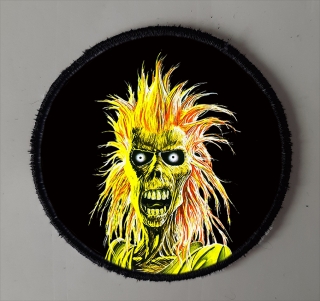 Nášivka sub.kulatá-Iron Maiden 01