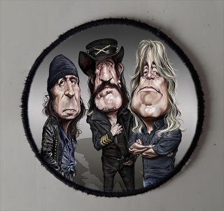 Nášivka sub.kulatá-Motorhead