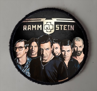 Nášivka sub.kulatá-Rammstein 01