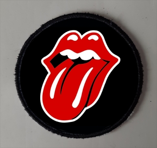 Nášivka sub.kulatá-Rolling Stones