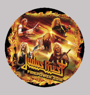 Nažehlovačka kulatá-Judas Priest 1