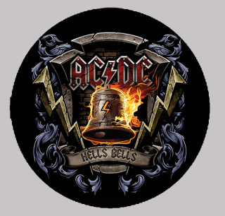 Nažehlovačka kulatá-Acdc 2