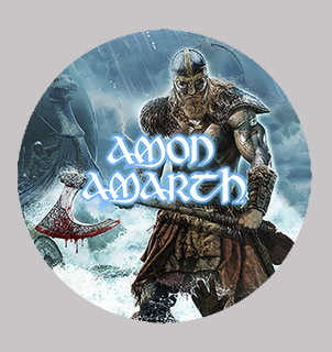 Nažehlovačka kulatá-Amon Amarth 1