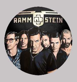 Nažehlovačka kulatá-Rammstein 3