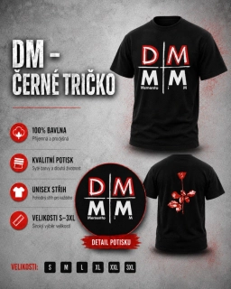 Tričko černé-Depeche Mode