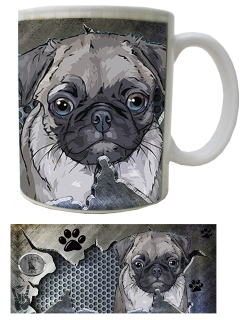 Dog hrnek-Mops