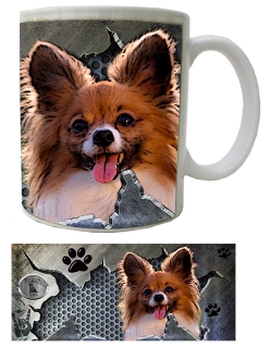 Dog hrnek-Papilon