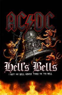 Vlajka-ACDC Hells Bells