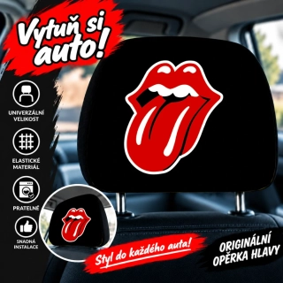 Opěrka hlavy-Rolling stones