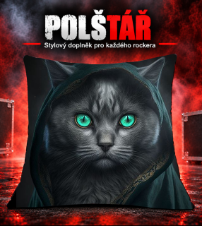 Polštář -Gothic cat 2