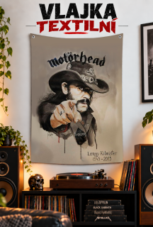 Textilní vlajka-Lemmy 2