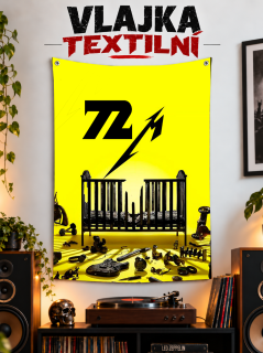 Textilní vlajka-Metallica 2