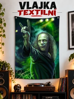 Textilní vlajka-Dio 2