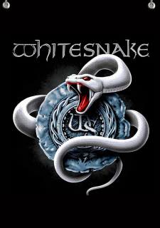 Textilní vlajka-Whitesnake