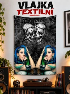 Textilní vlajka-Arch Enemy