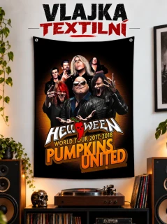 Textilní vlajka-Helloween