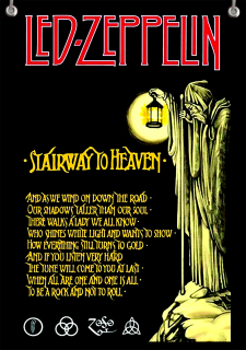 Textilní vlajka-Led Zeppelin