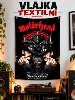 Textilní vlajka-Lemmy 3