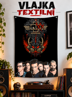 Textilní vlajka-Rammstein