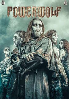 Textilní vlajka-Powerwolf