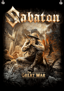 Textilní vlajka-Sabaton War
