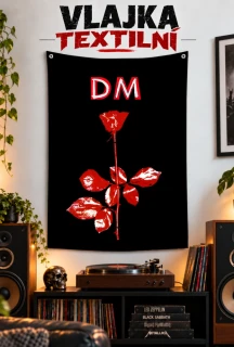 Textilní vlajka-Depeche Mode