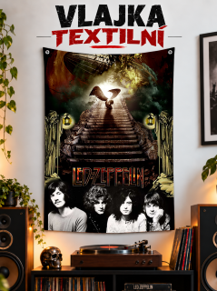 Textilní vlajka-Led Zeppelin 2