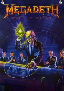 Textilní vlajka-Megadeth