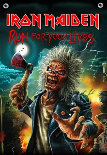 Textilní vlajka-Iron Maiden 02