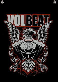 Textilní vlajka-Volbeat