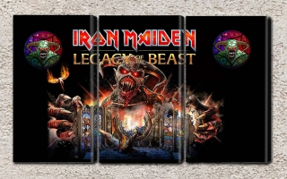 Obraz na plátně-Iron Maiden Legacy