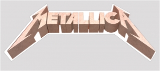 Samolepka ořez-Metallica