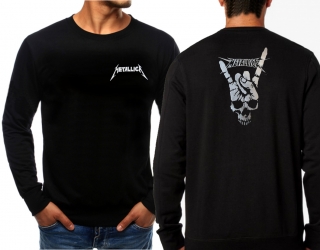 Mikina 406 výšivka-Metallica