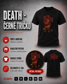 Tričko černé-Death