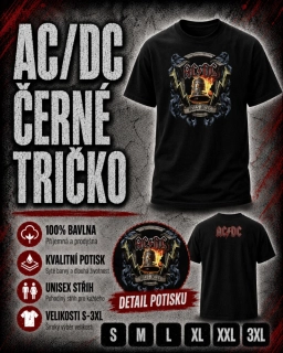 Tričko černé-ACDC 3