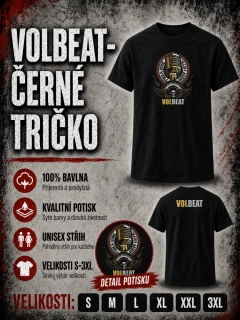 Tričko černé-Volbeat