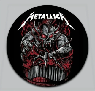 Podtácek kulatý-Metallica 2