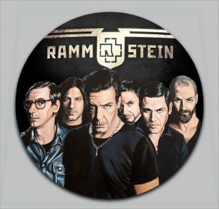 Podtácek kulatý-Rammstein 3