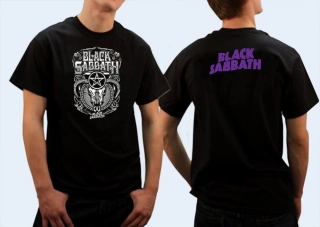 Tričko černé-Black Sabbath