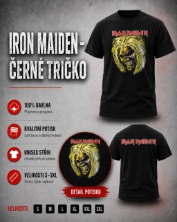 Tričko černé-Iron Maiden 5