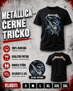 Tričko černé-Metallica 5